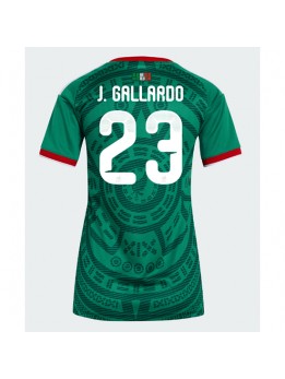 Mexiko Jesus Gallardo #23 Replika Hemmakläder Dam VM 2026 Kortärmad